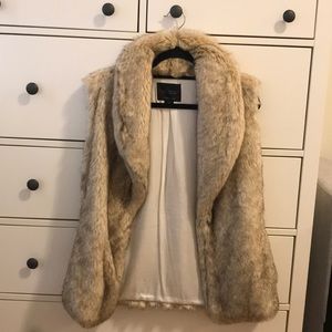 Practically NEW Faux Fur Vest!!